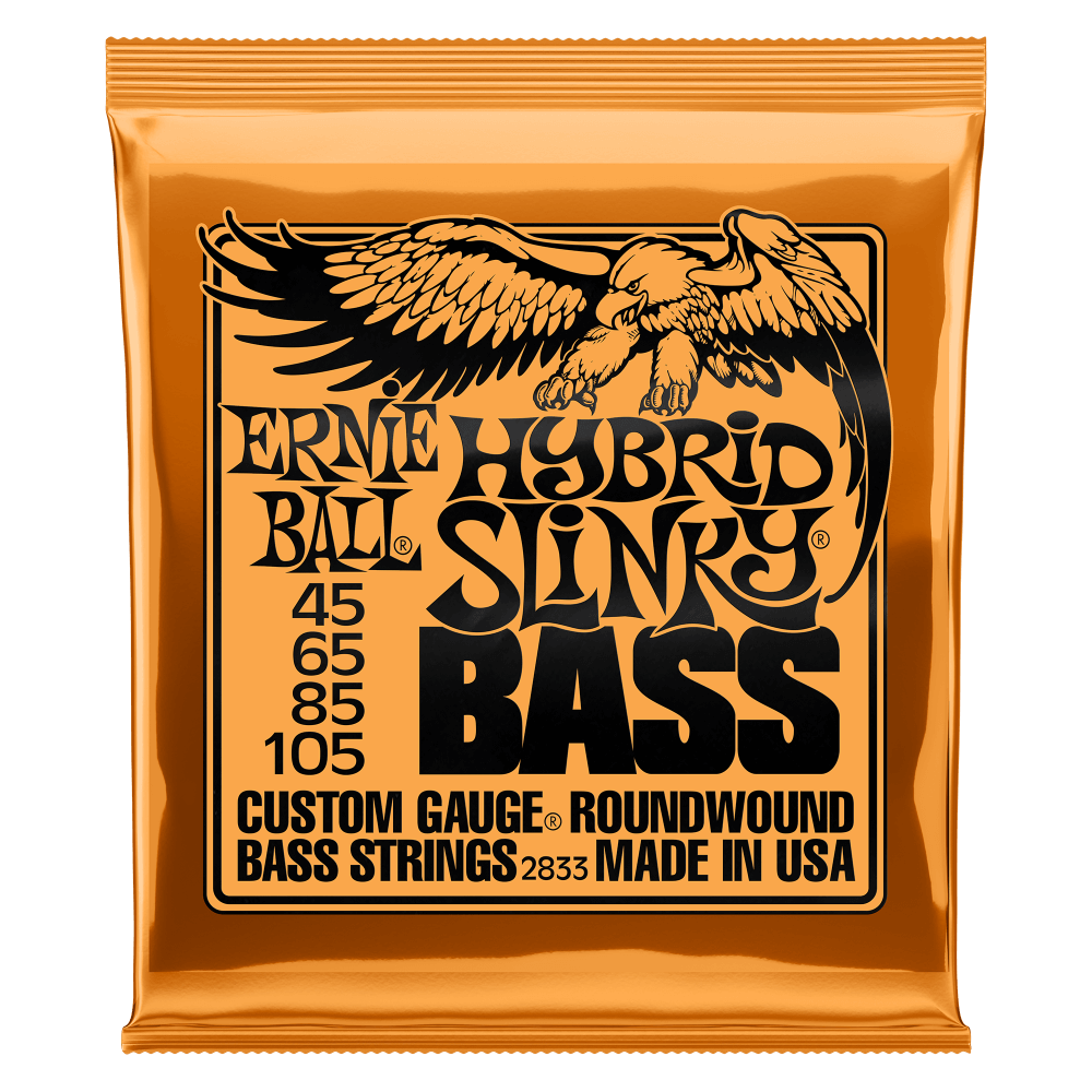 Ernie Ball Hybrid Slinky Nickel Cordes Filées pour Basse électrique
