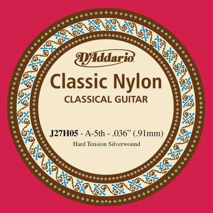 D'Addario J27H05 corde single classique A-5TH