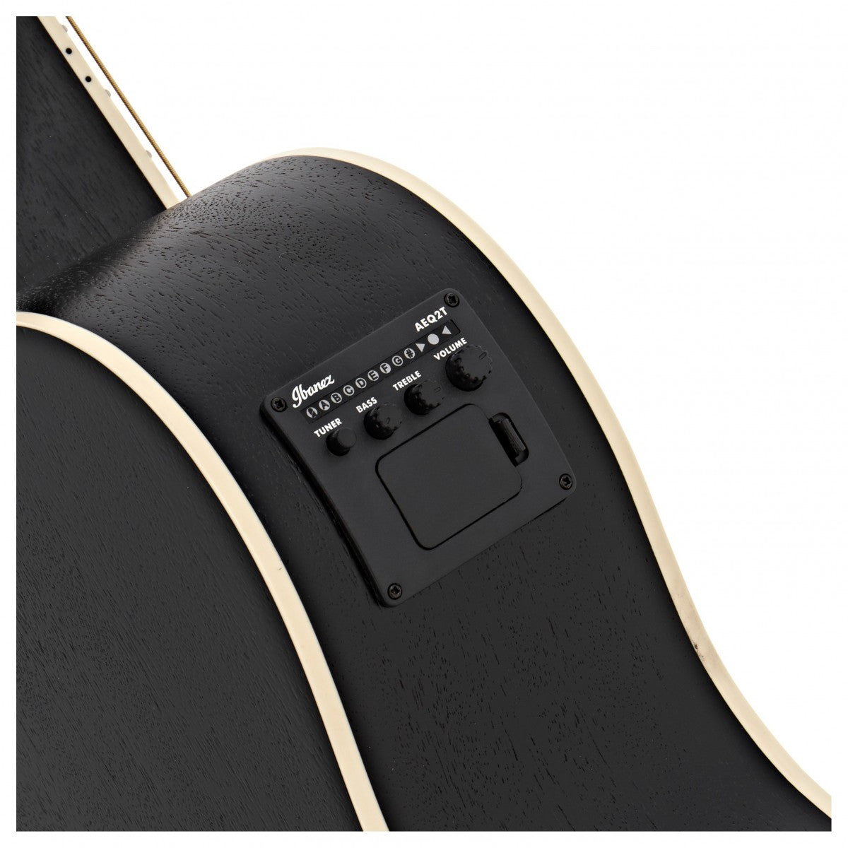 Ibanez PC14MHCE Weathered Black guitare folk électro-acoustique