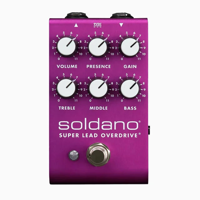 Soldano SLO Pédale Overdrive custom purple
